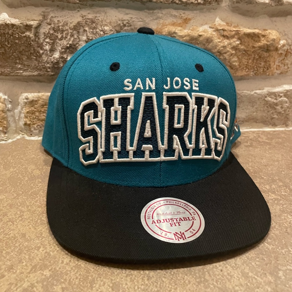 San Jose Sharks Mitchell & Ness  SnapBack Hat